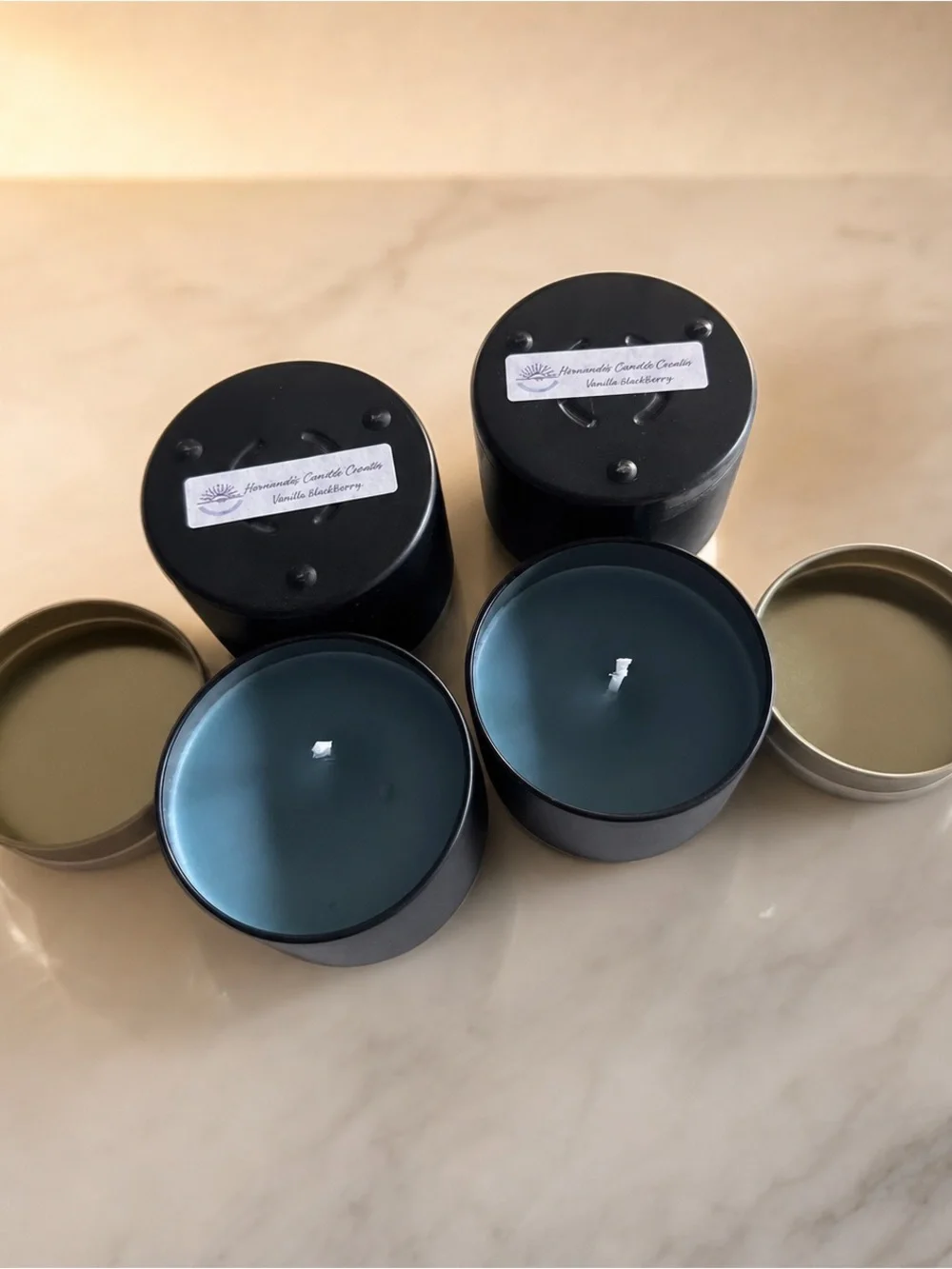 Mystic Tree of Life 4oz Scented Soy Candle-Blackberry Vanilla Artisanal Moon Art